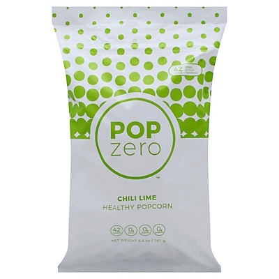 slide 1 of 1, Pop Zero Chili Lime Healthy Popcorn, 6.4 oz