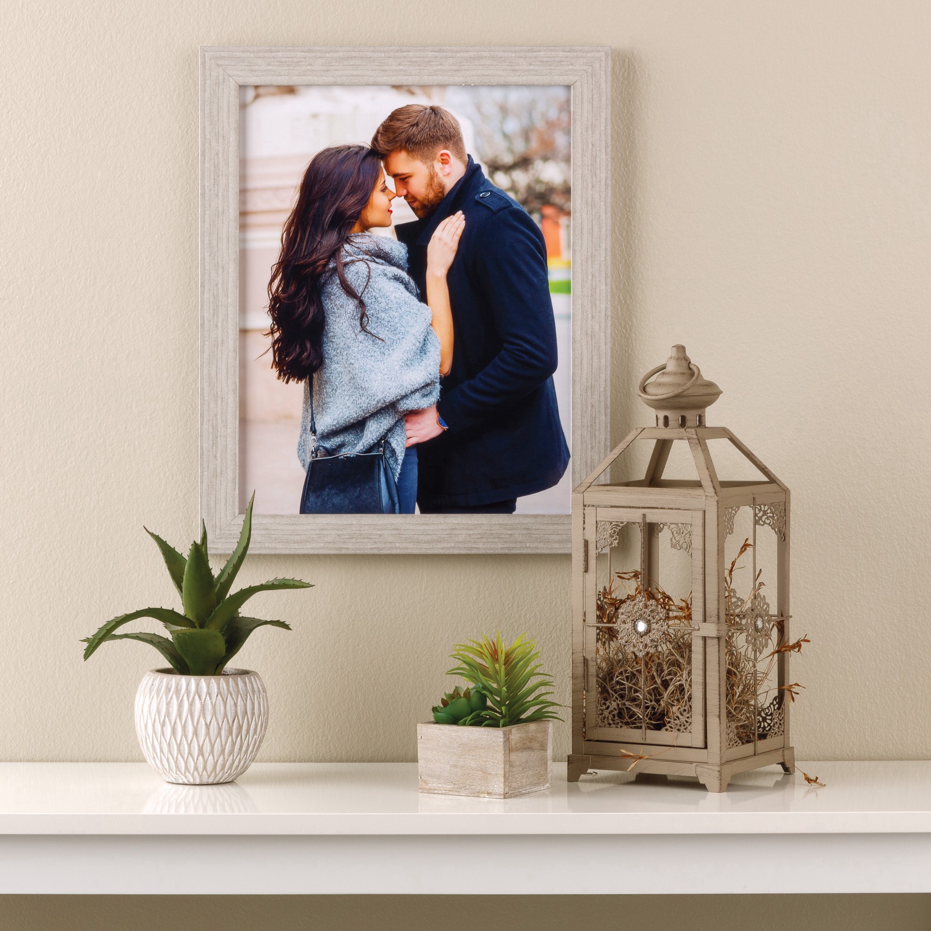 slide 2 of 5, Home Light Gray Flat Frame By Studio Decor, 11 in x 14 in