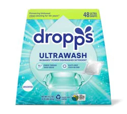 Dropps Ultra Dshwshr Pods Unscented 48Ct