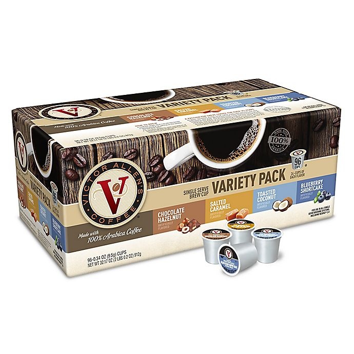 slide 1 of 1, Victor Allen Spring Variety Pack Coffee Pods for Single Serve Coffee Makers, 96 ct