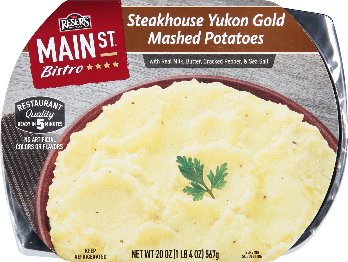 slide 3 of 7, Main St. Bistro Mashed Potatoes, 20 oz