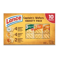 Lance Captain's Wafers Sandwich Crackers Variety