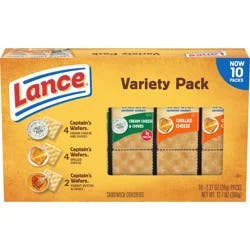 Lance Captain's Wafers Sandwich Crackers Variety