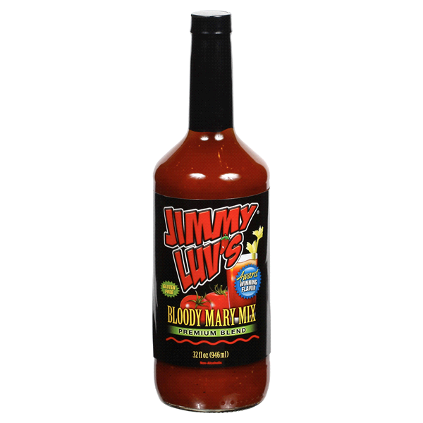 slide 1 of 1, Jimmy Luv's Premium Blend Bloody Mary Mix, 32 oz