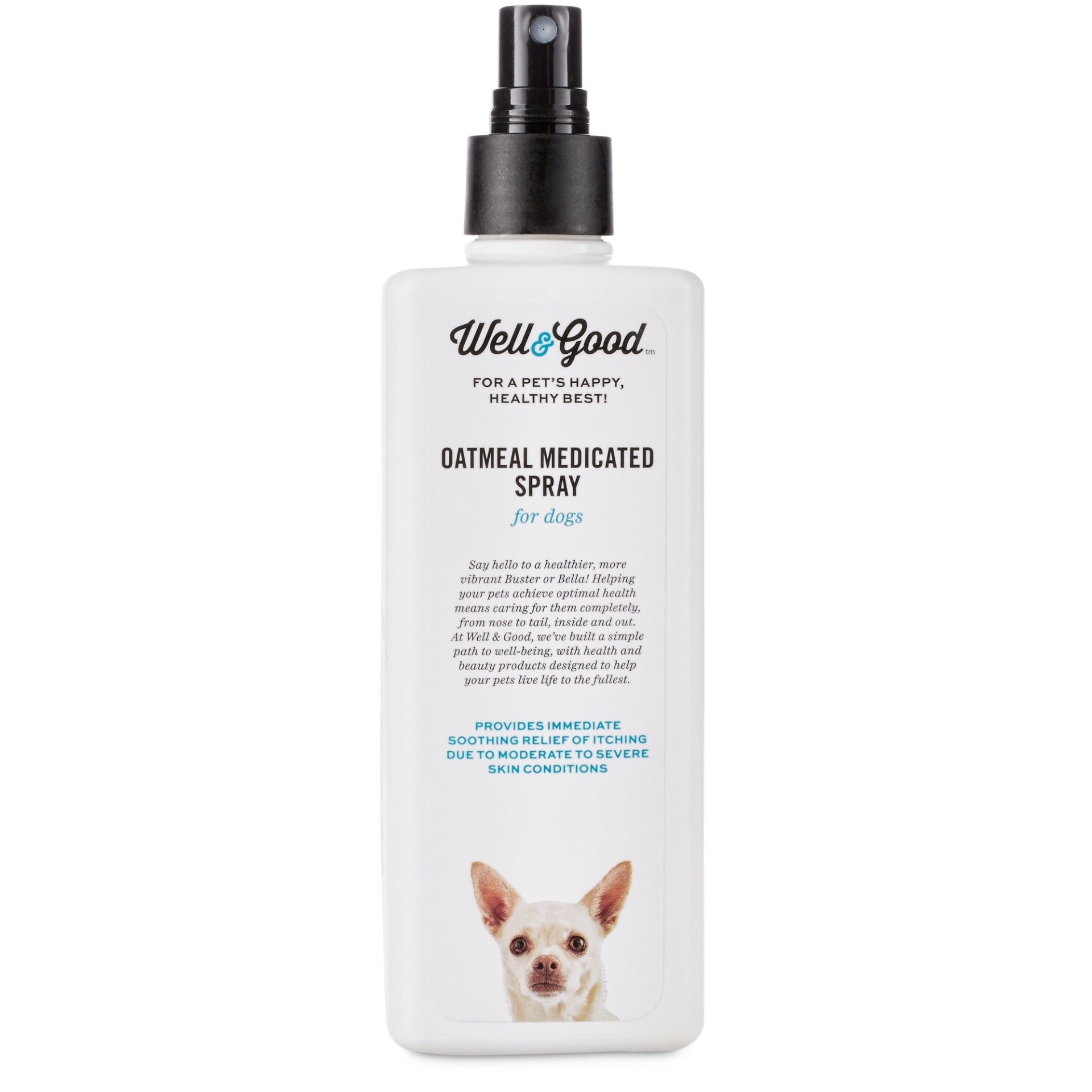 slide 1 of 1, Well & Good Oatmeal Medicated Dog Spray, 8 fl oz