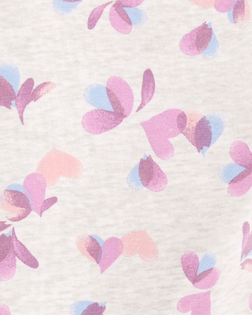 slide 2 of 3, Oshkosh Kid Heart-Print Stretch Leggings Multi 8, 1 ct