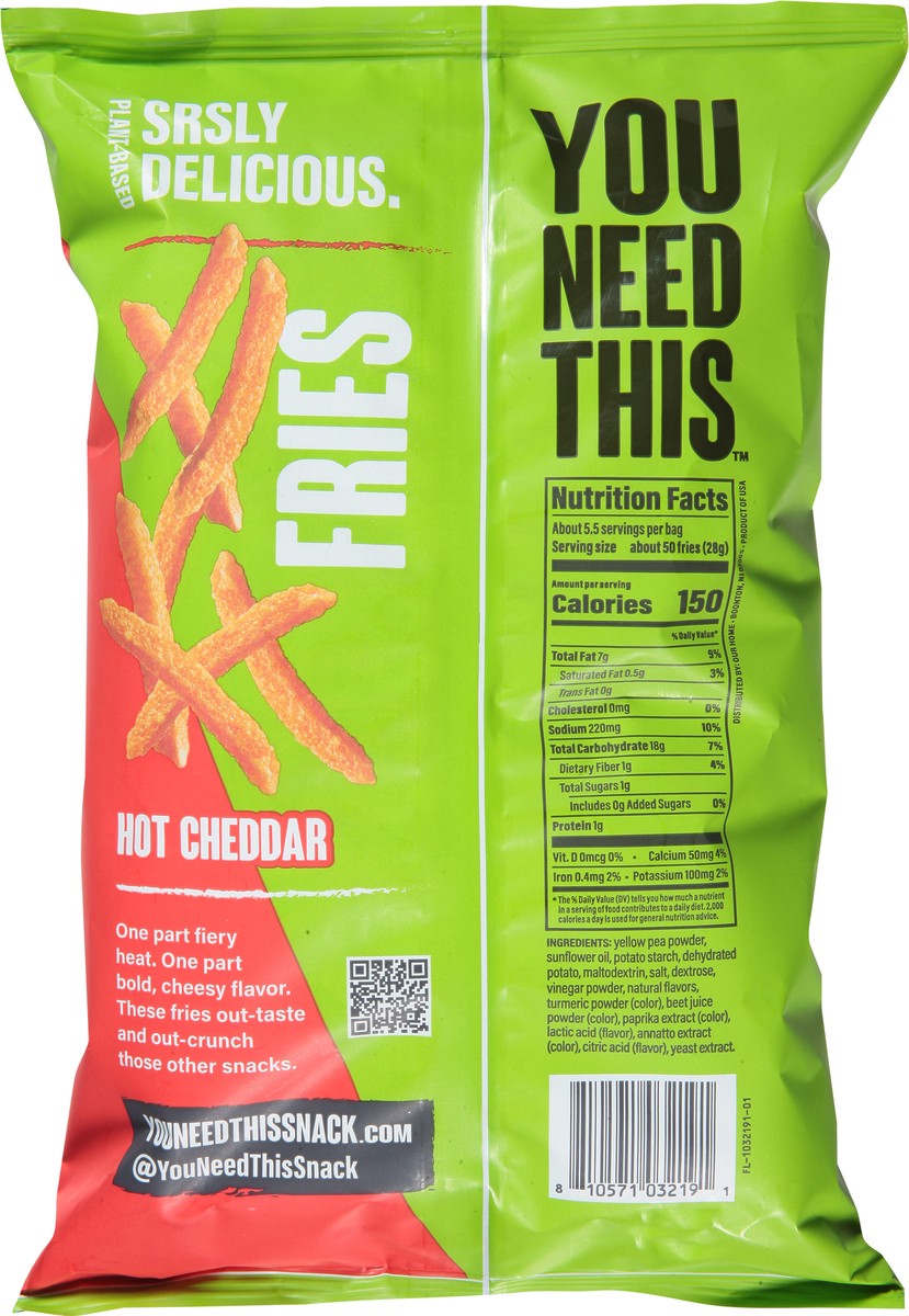 slide 3 of 14, You Need This Plant Based Hot Cheddar Fries 5.5 oz, 5.5 oz