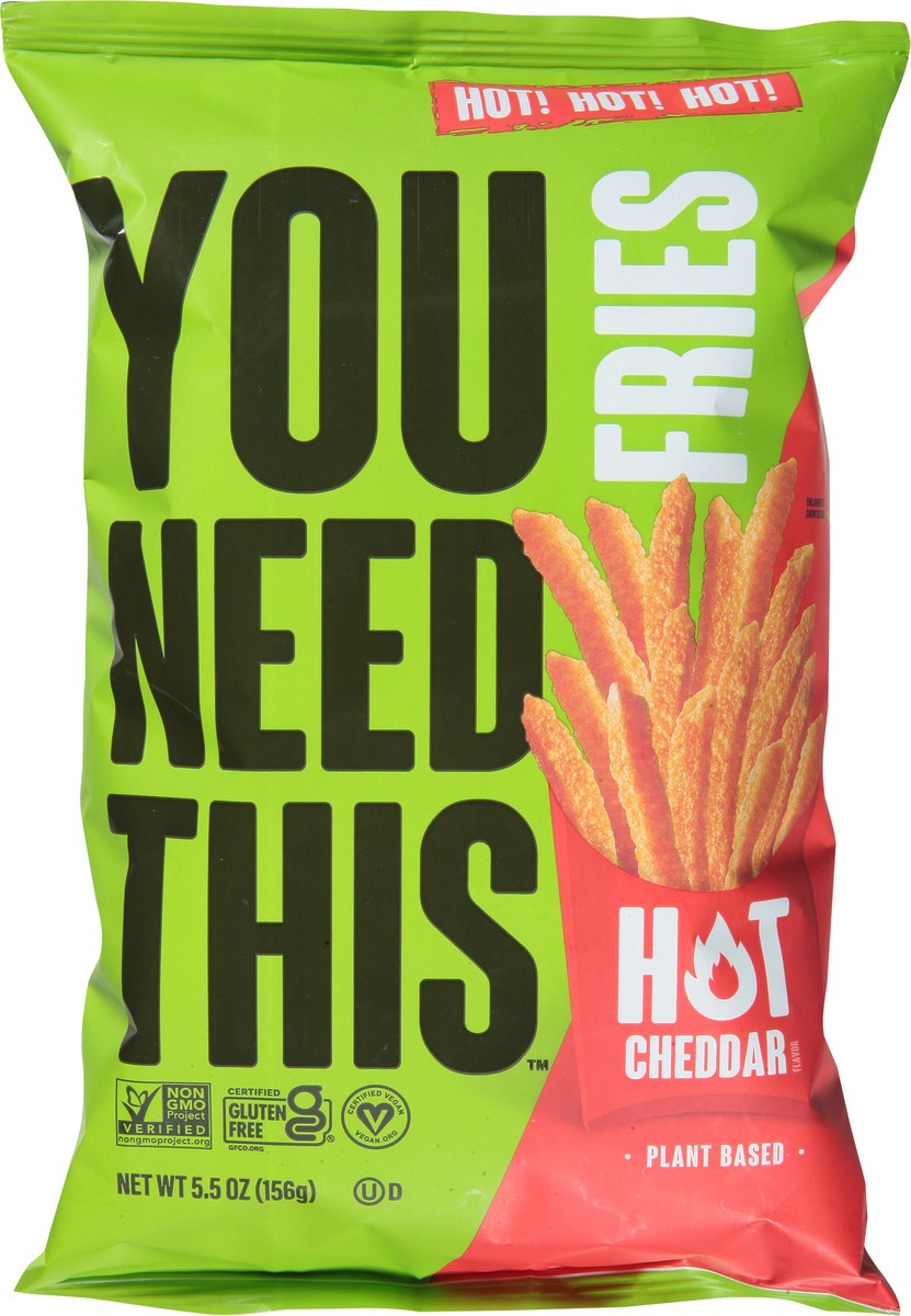 slide 2 of 14, You Need This Plant Based Hot Cheddar Fries 5.5 oz, 5.5 oz