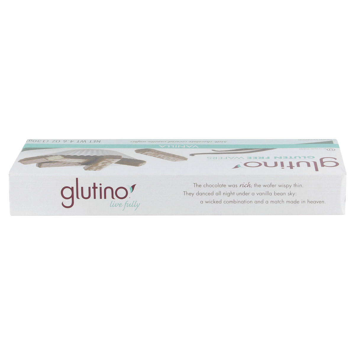 slide 5 of 5, Glutino Gluten Free Milk Chocolate Covered Vanilla Wafers, 4.6 oz