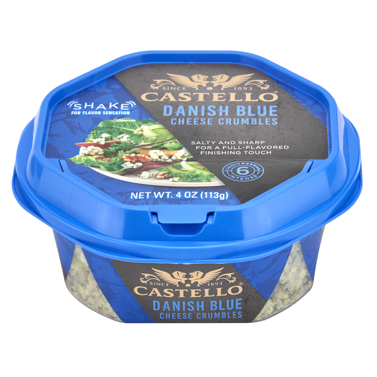 slide 1 of 1, Castello Crumbled Blue, 4 oz