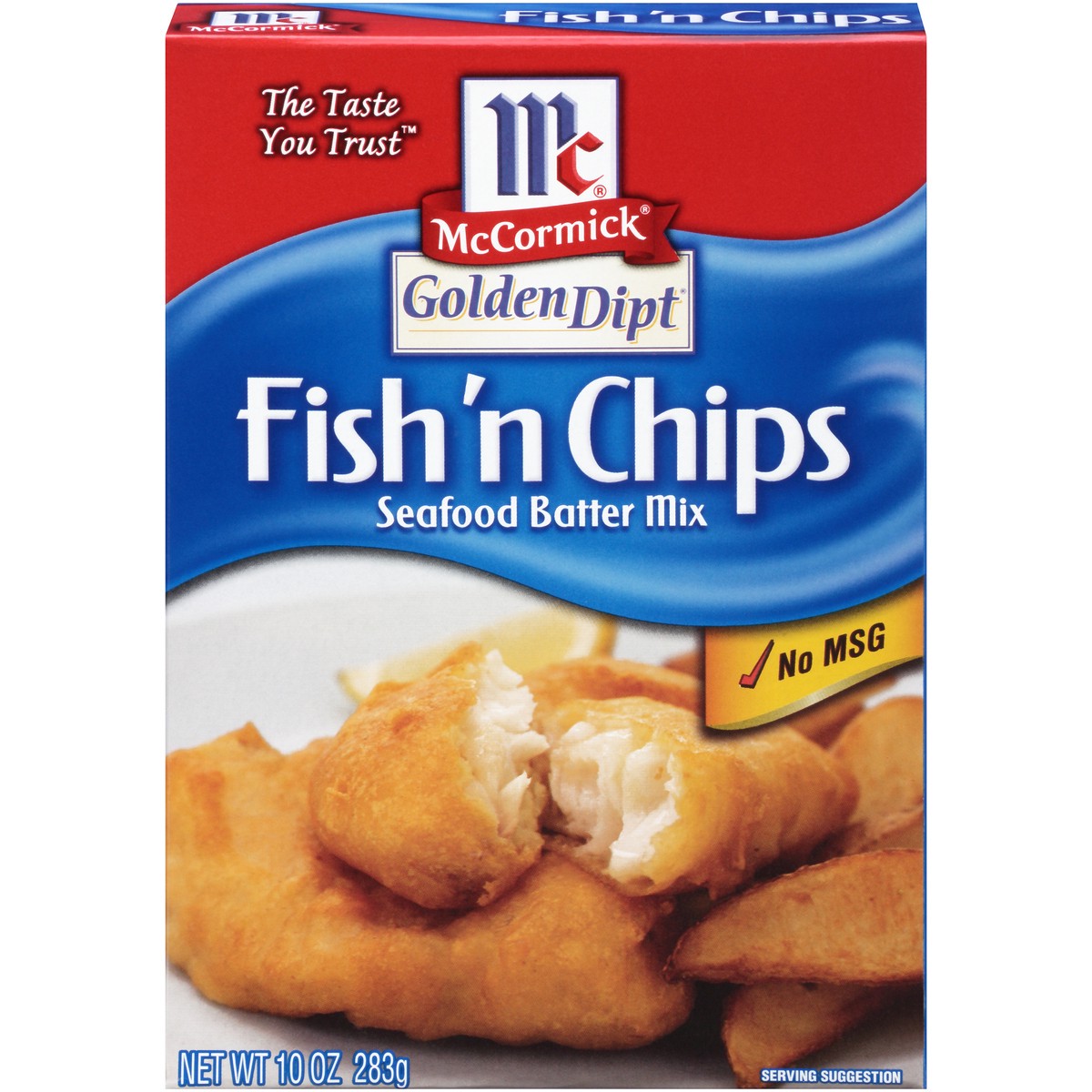 slide 2 of 13, McCormick Golden Dipt Fry Mix - Fish n Chips, 10 oz