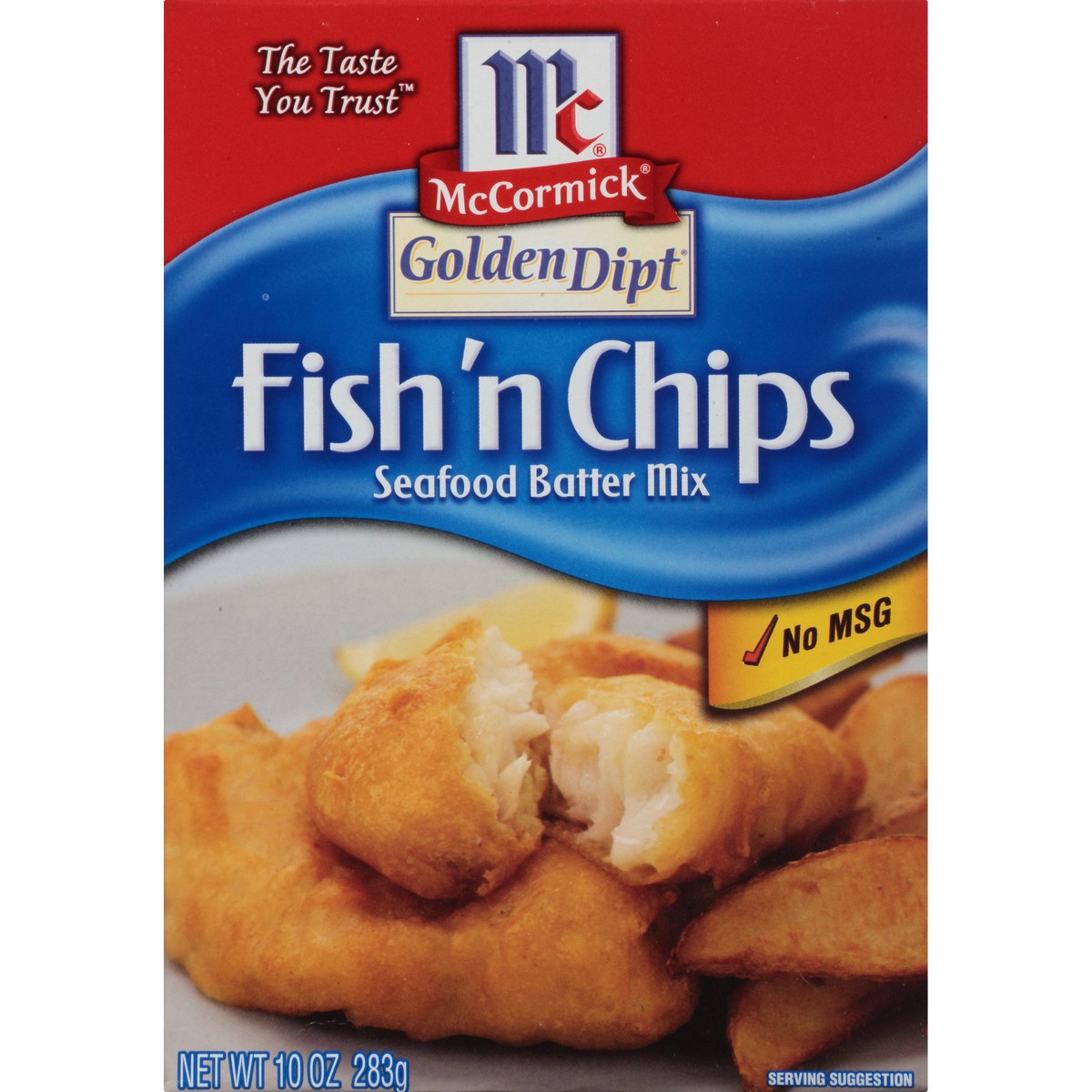 slide 12 of 13, McCormick Golden Dipt Fry Mix - Fish n Chips, 10 oz