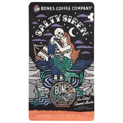 Bones Coffee Company Medium Roast Ground Salty Siren Coffee - 12 oz