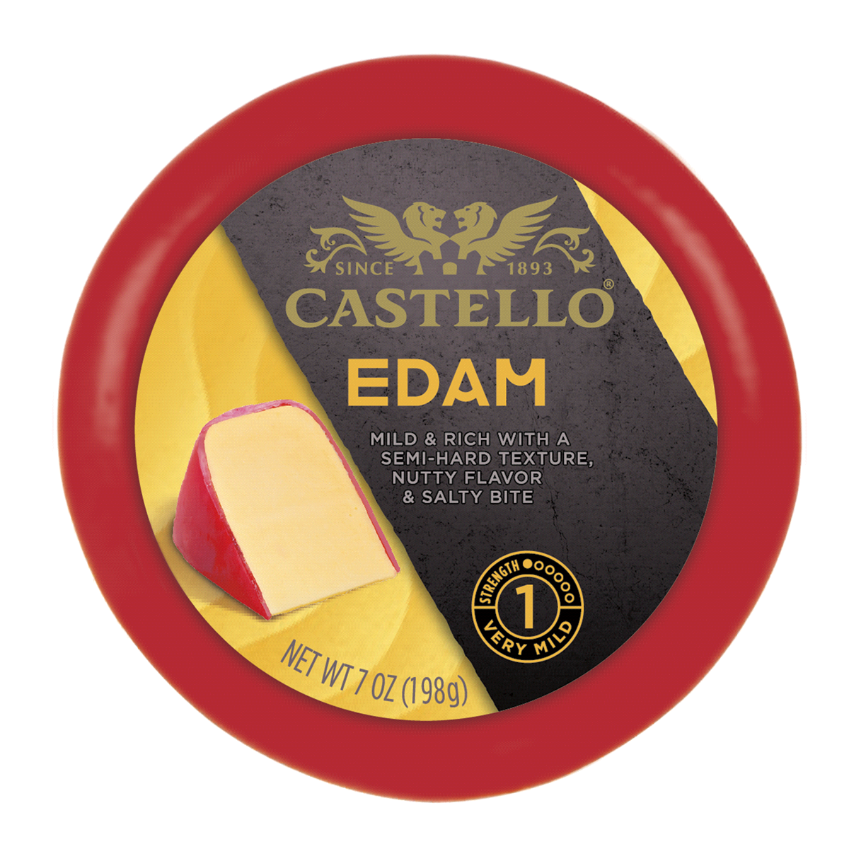 slide 1 of 1, Castello Edam 7 oz. Round, 7 oz