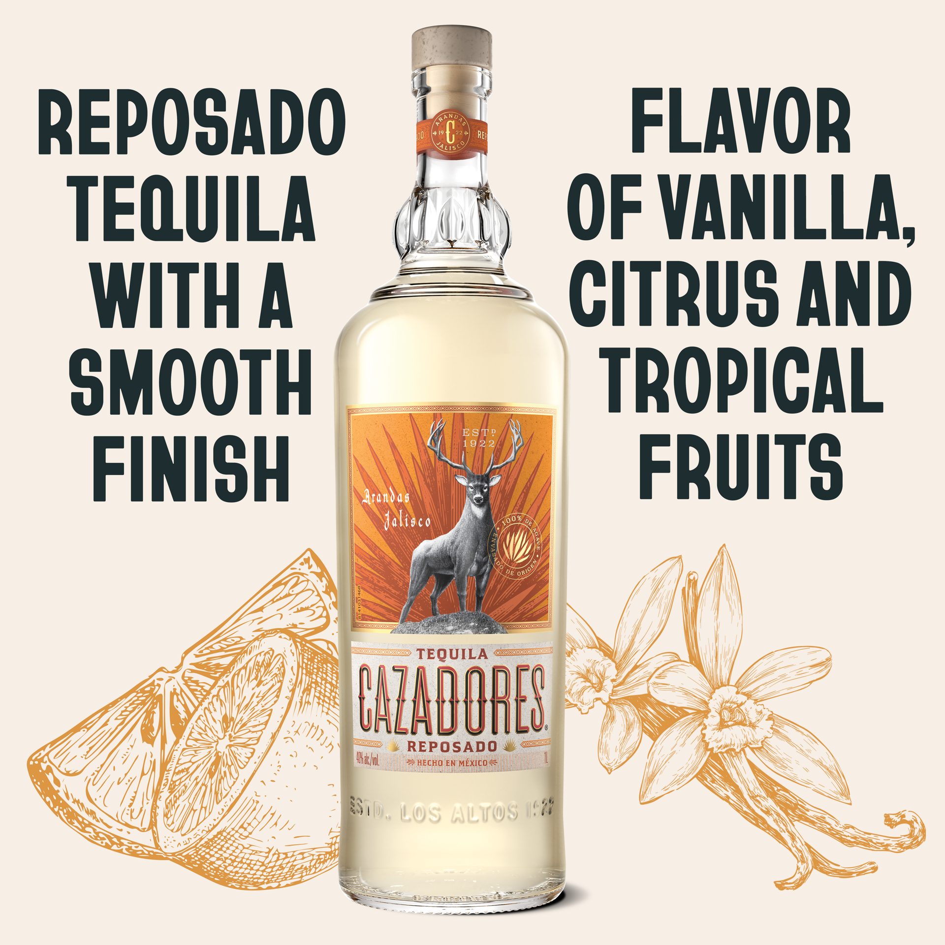 slide 4 of 5, Cazadores Tequila Jarrito Vap, 25.39 fl oz
