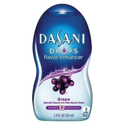slide 1 of 1, Dasani Drops Grape Flavor Enhancer, 1.9 oz