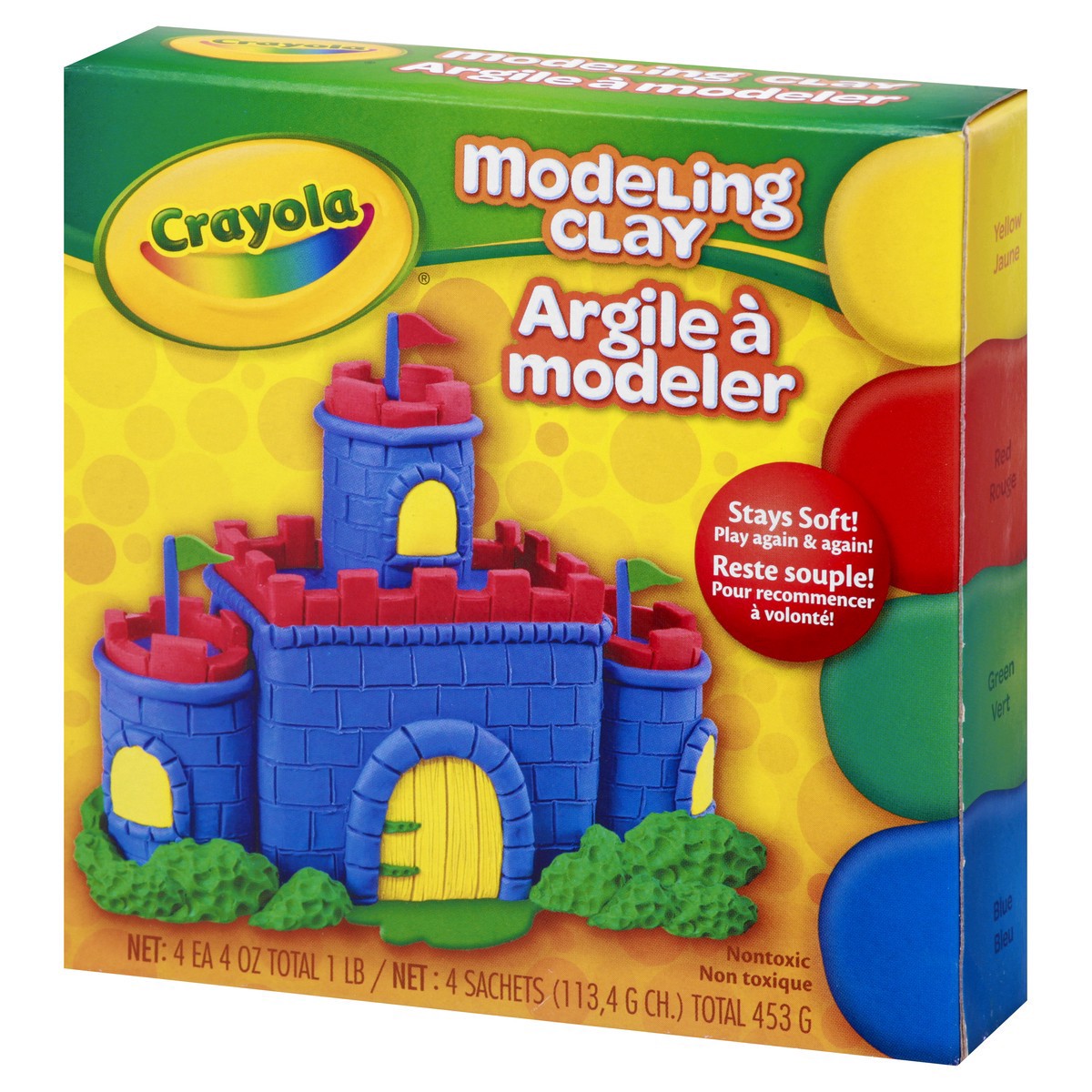 slide 9 of 9, Crayola Modeling Clay - 4 Piece, 4 ct