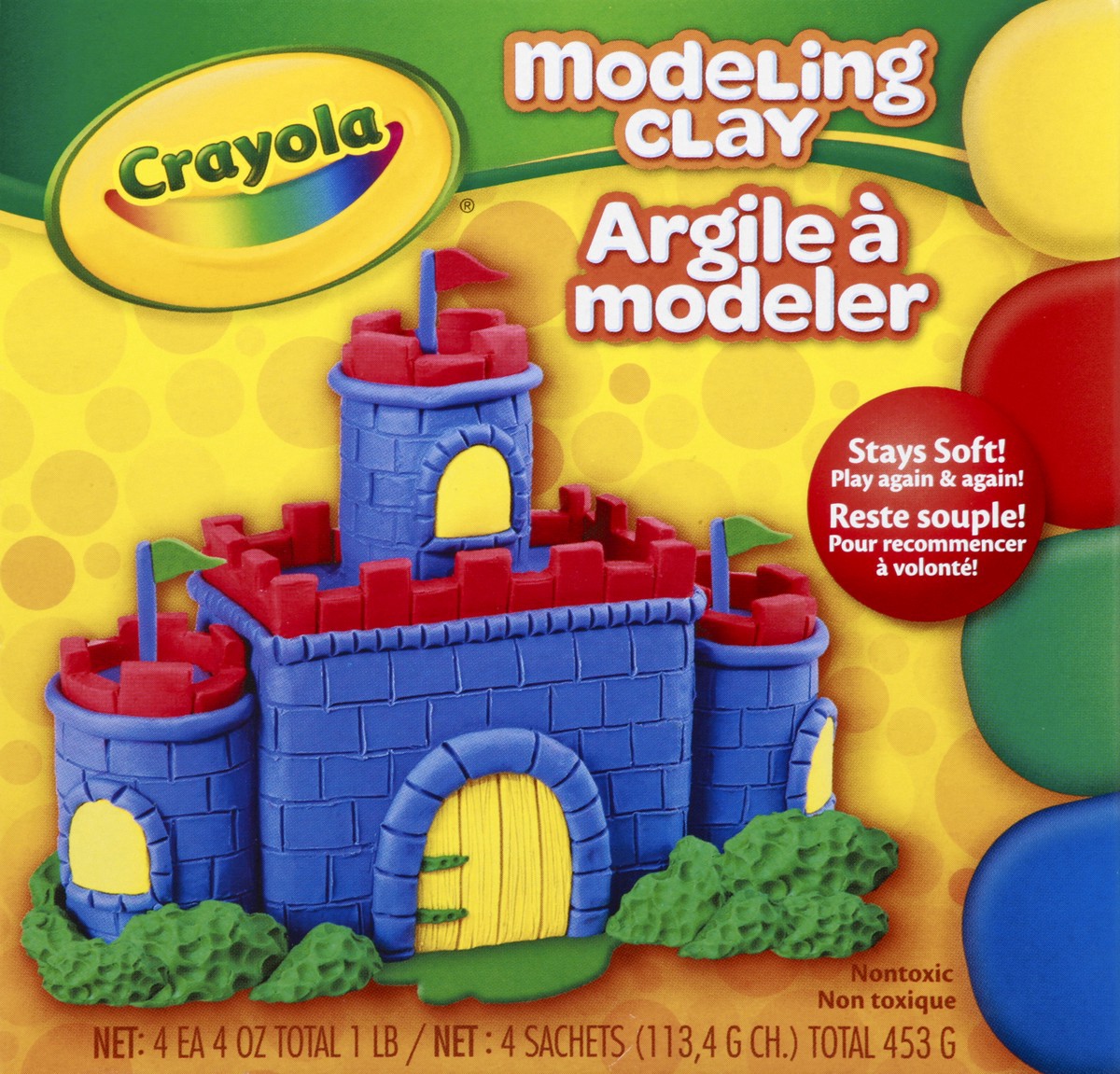 slide 7 of 9, Crayola Modeling Clay - 4 Piece, 4 ct