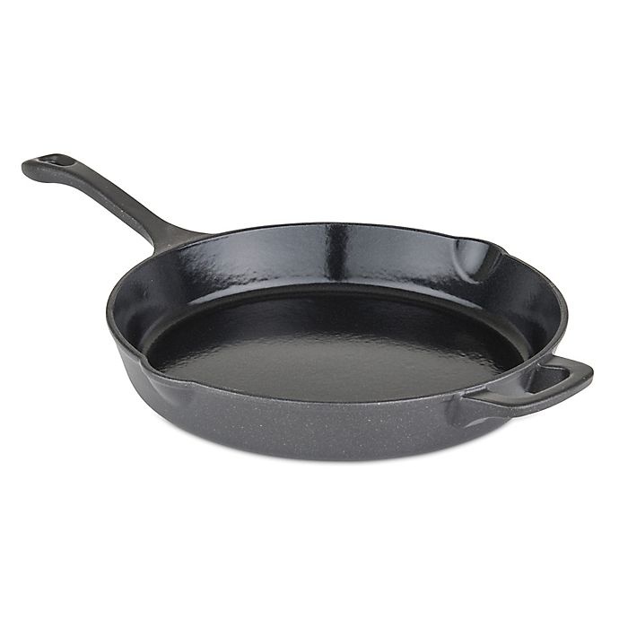 slide 1 of 1, Viking Cast Iron Round Fry Pan with Helper Handle, 12 in