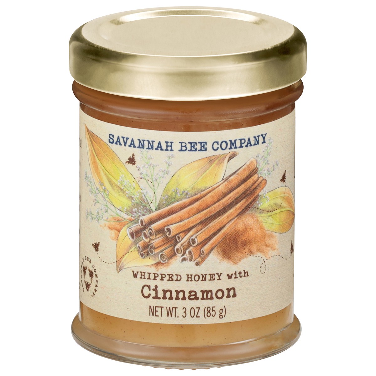 slide 1 of 13, Savannah Bee Company Whipped Honey with Cinnamon 3 oz, 3 oz