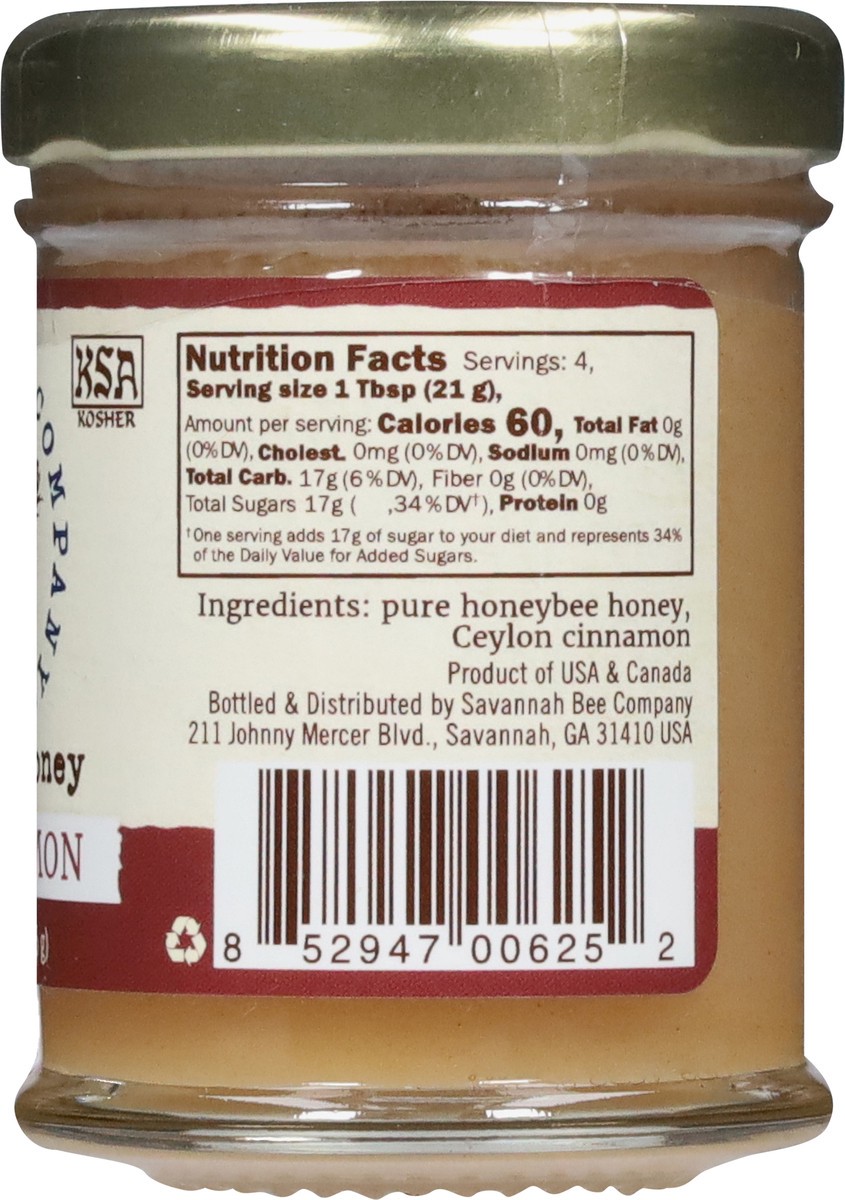 slide 9 of 13, Savannah Bee Company Whipped Honey with Cinnamon 3 oz, 3 oz