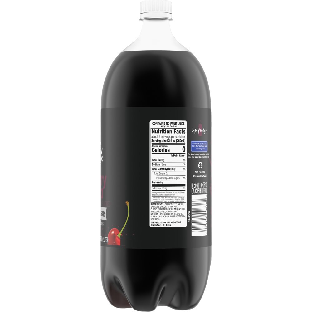 Big K Zero Sugar Cherry Cola Soda 2 liter Shipt