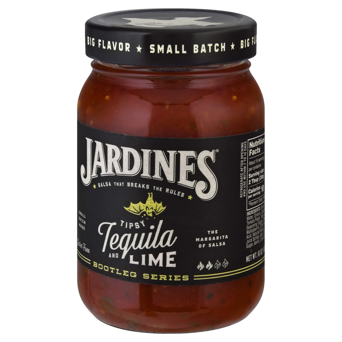 slide 3 of 9, Jardine's Jardines Bootleg Tipsy Tequila And Lime Salsa, 16 oz