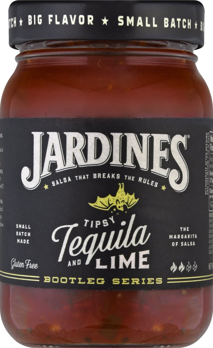 slide 6 of 9, Jardine's Jardines Bootleg Tipsy Tequila And Lime Salsa, 16 oz