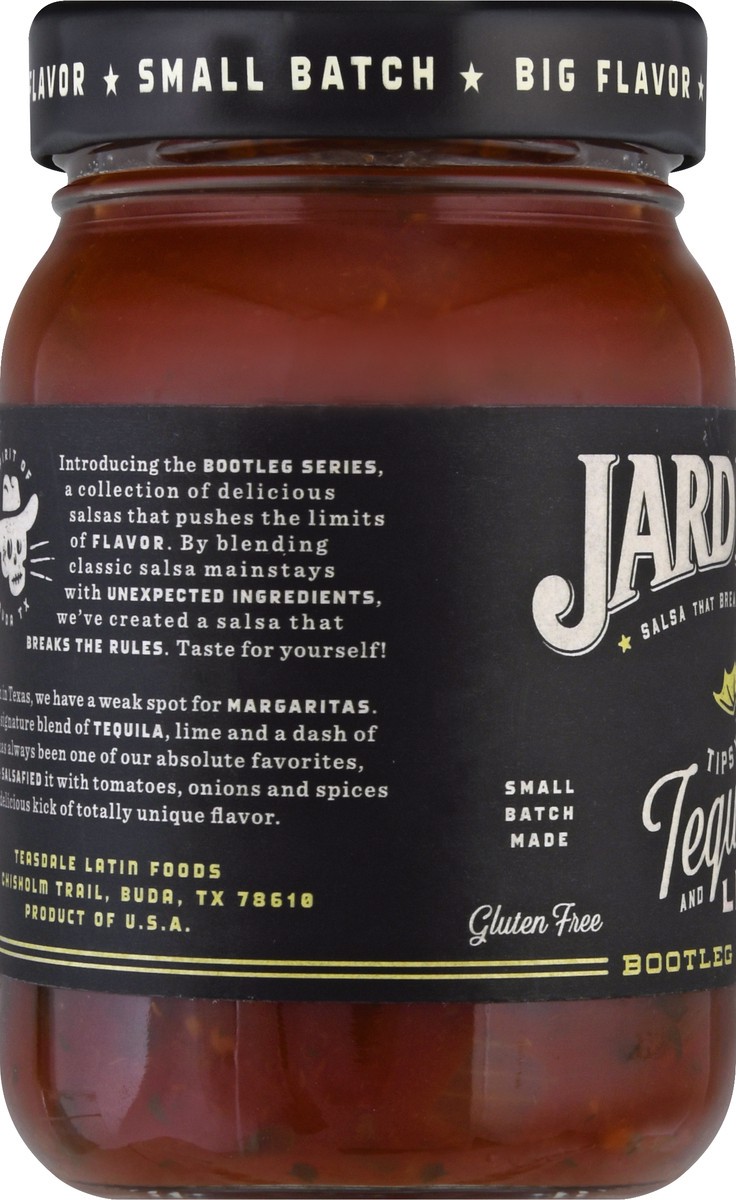 slide 7 of 9, Jardine's Jardines Bootleg Tipsy Tequila And Lime Salsa, 16 oz
