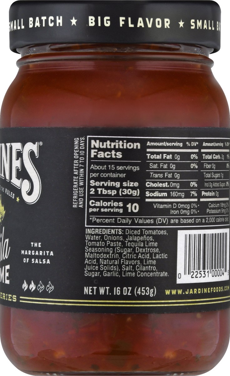 slide 8 of 9, Jardine's Jardines Bootleg Tipsy Tequila And Lime Salsa, 16 oz