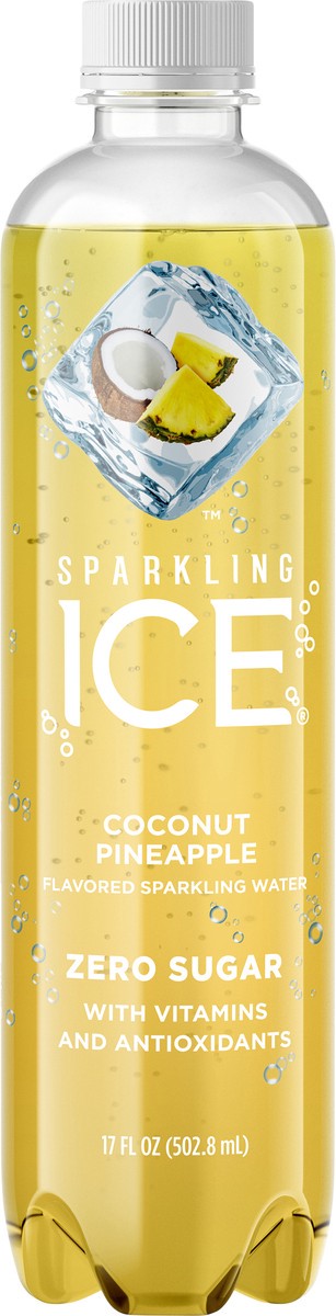 slide 4 of 7, Sparkling Ice Zero Sugar Coconut Pineapple Sparkling Water - 17 fl oz, 17 fl oz