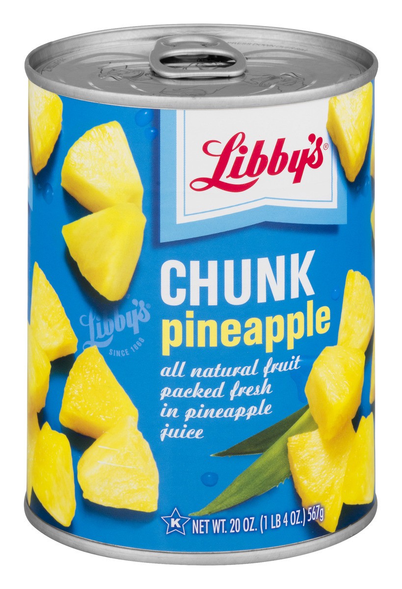 slide 8 of 9, Libby's Pineapple Chunks, 20 oz