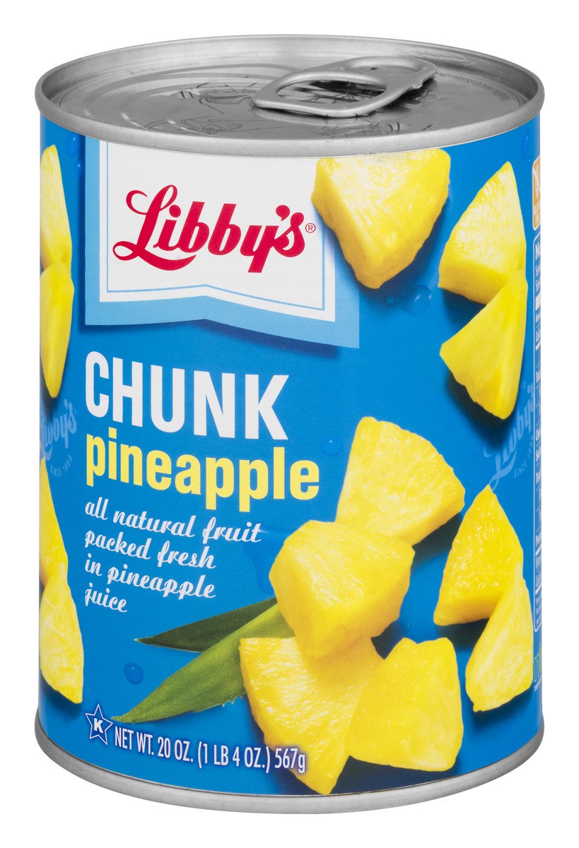 slide 4 of 9, Libby's Pineapple Chunks, 20 oz