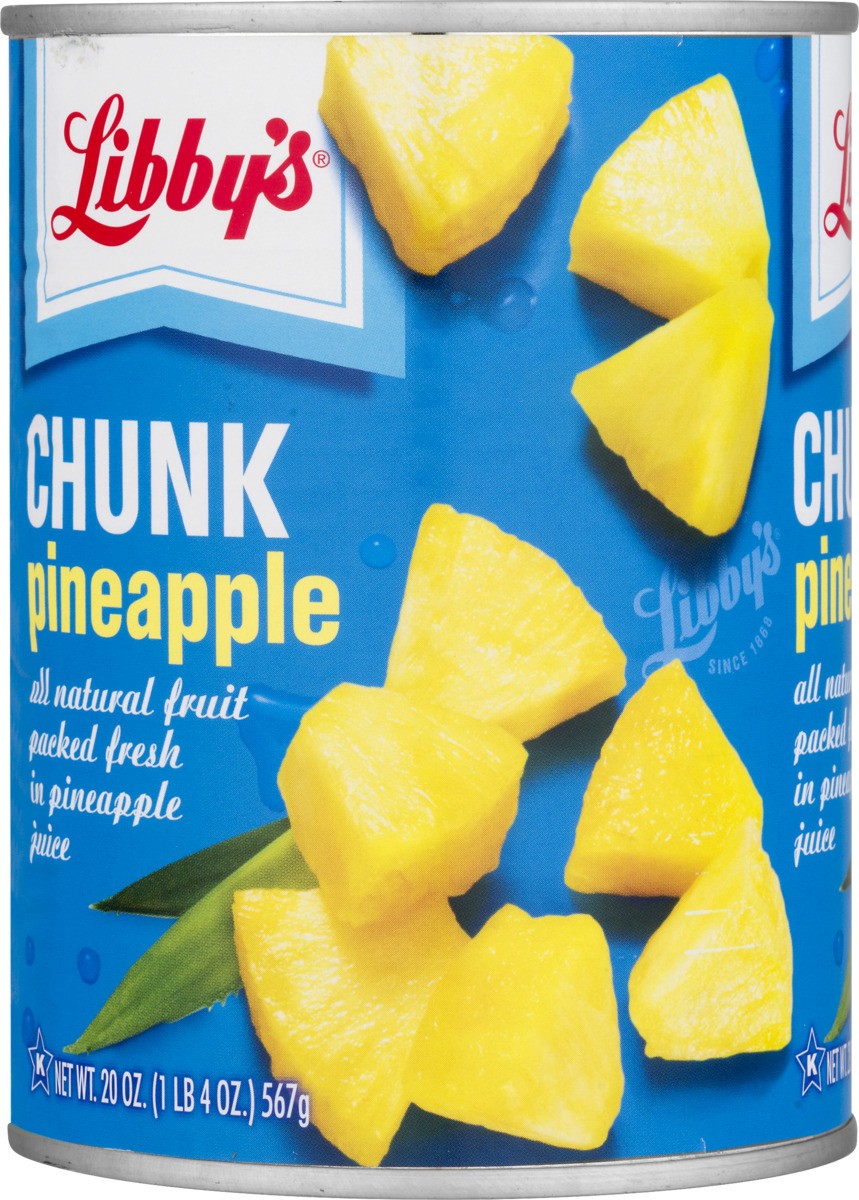 slide 5 of 9, Libby's Pineapple Chunks, 20 oz