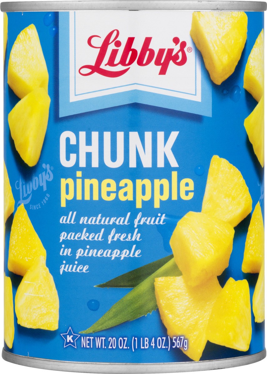 slide 6 of 9, Libby's Pineapple Chunks, 20 oz