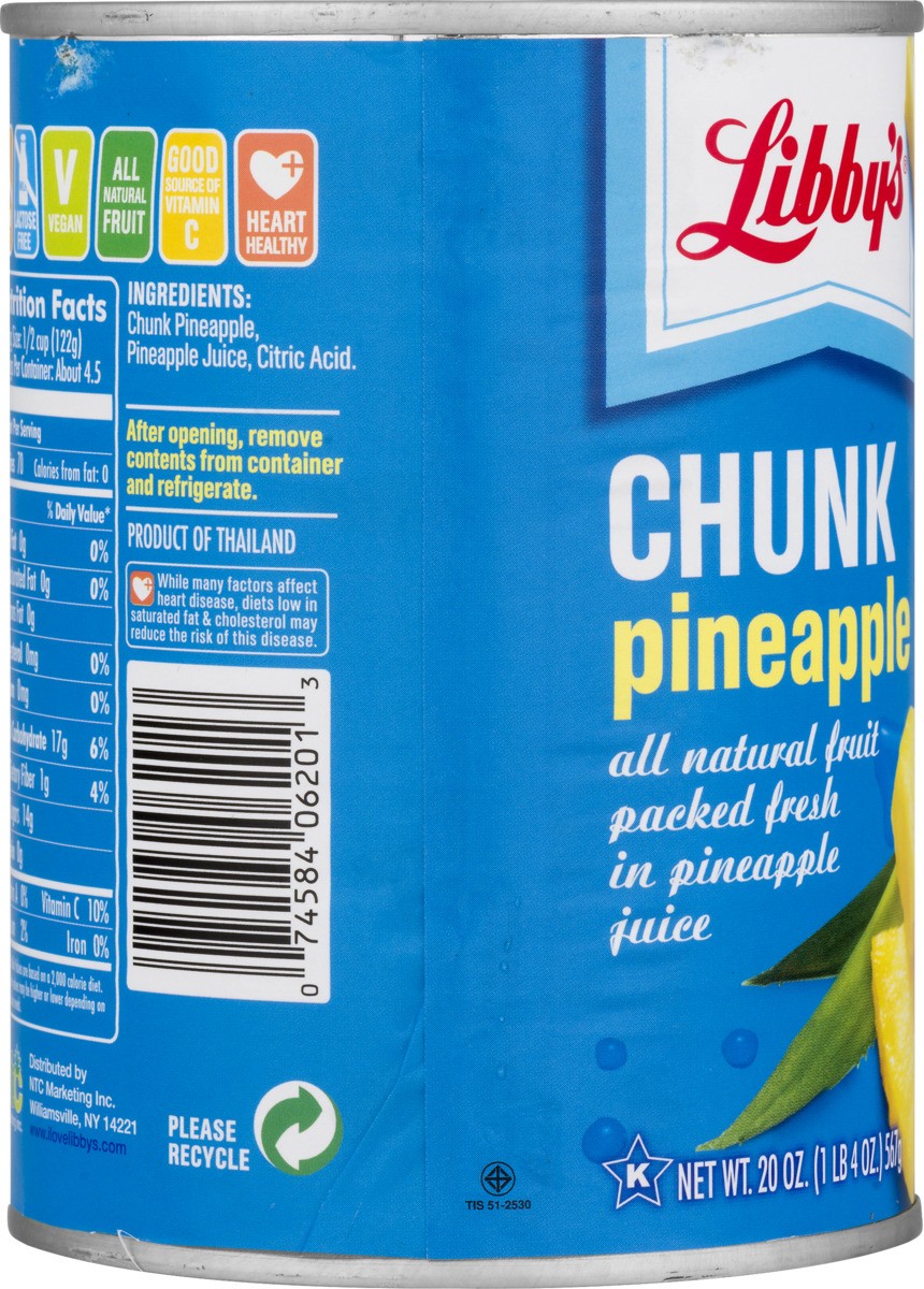 slide 2 of 9, Libby's Pineapple Chunks, 20 oz