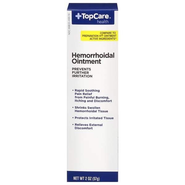 slide 1 of 1, Topcare Hermorrhoidal Ointment, 2 oz