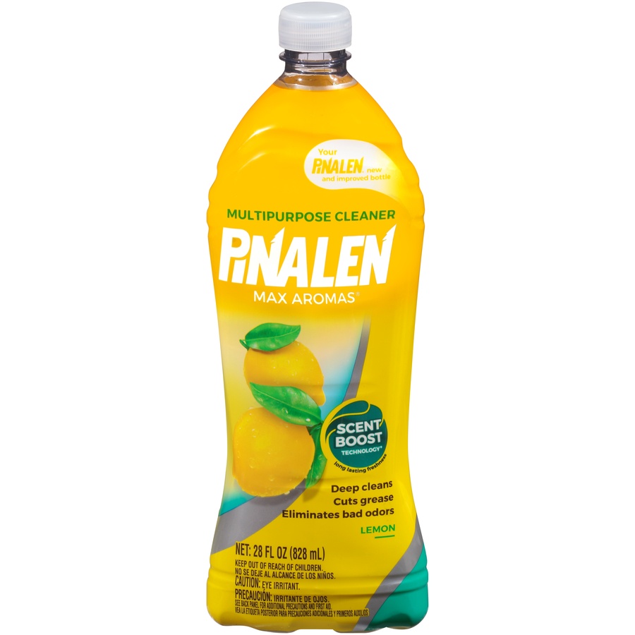 slide 1 of 6, Pinalen Max Aromas Lemon Multipurpose Cleaner, 28 fl oz