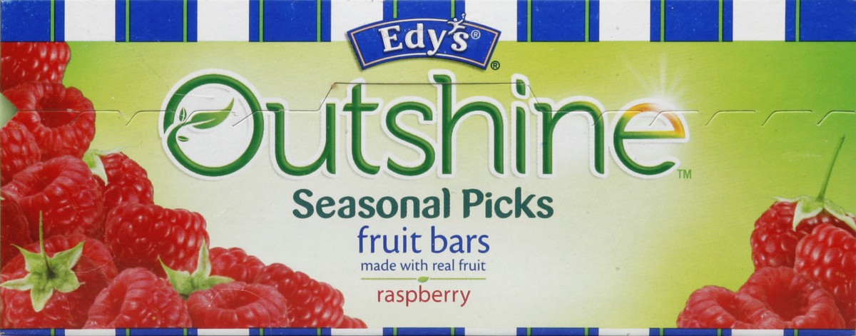 slide 2 of 4, Edy's Outshine Seasonal Picks Fruit Bars - Raspberry, 6 ct