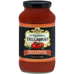 La Famiglia DelGrosso Three Cheese Pasta Sauce - 24 oz