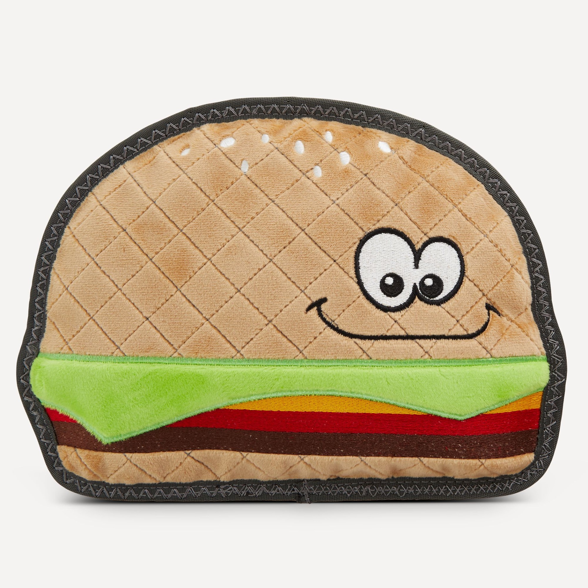 slide 1 of 1, Joyhound Top Paw Rip Roarin' Tough Hamburger Dog Toy - Tough Plush, SM