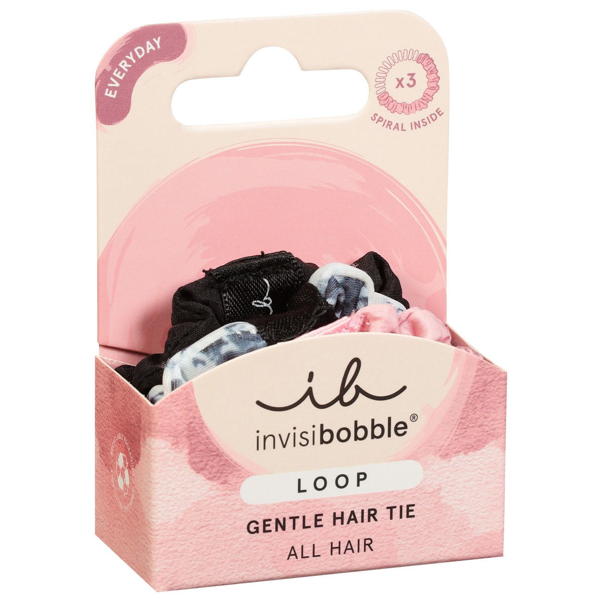 slide 6 of 9, Invisibobble All Hair Loop Gentle Hair Tie 3 ea, 3 ct