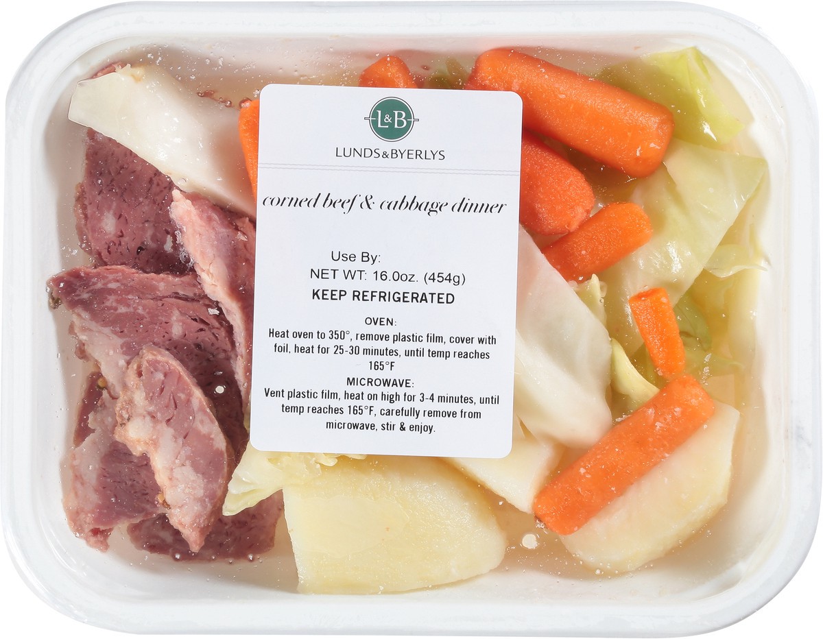 slide 14 of 14, Lunds & Byerlys Corned Beef & Cabbage Dinner 16.0 oz, 16 oz