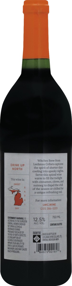 slide 7 of 7, Witches Brew Michigan Flavored Wine, 750 ml