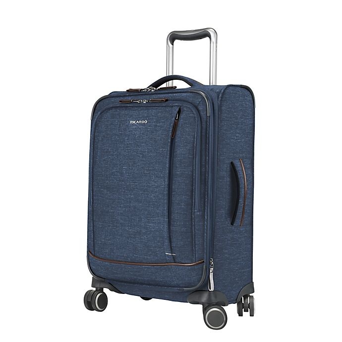 slide 2 of 6, Ricardo Beverly Hills Malibu Bay 2.0 Carry-On Suitcase - Midnight Navy, 20 in