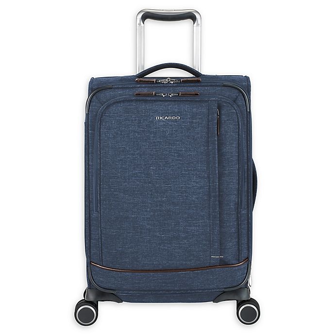 slide 1 of 6, Ricardo Beverly Hills Malibu Bay 2.0 Carry-On Suitcase - Midnight Navy, 20 in