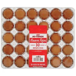 H-E-B Mi Tienda Huevos Rojos Grade A Large Brown Eggs