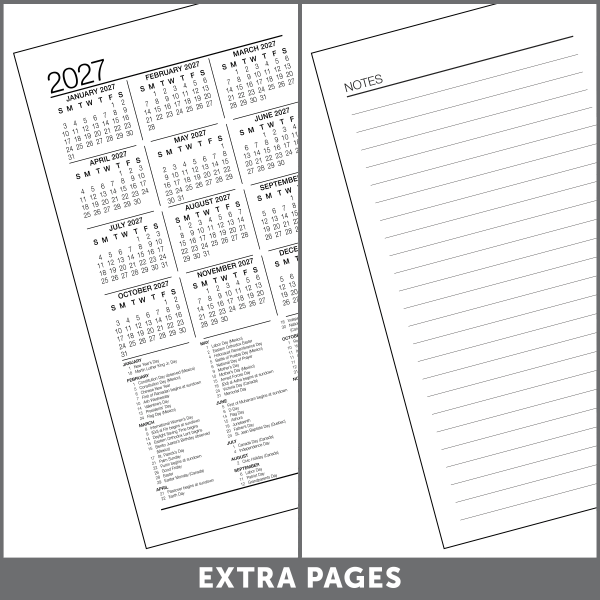 slide 4 of 5, Office Depot Brand Daily Desk Calendar Refill, 3 1/2"" x 6"", White, January 2026 to December 2026, SP717D5026, 1 ct