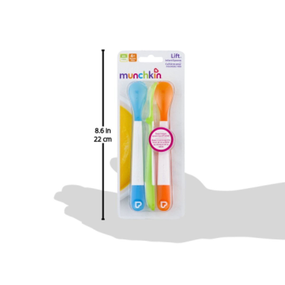 slide 2 of 9, Munchkin Lift Infant Spoons 4+ Months - 3 CT, 3 ct