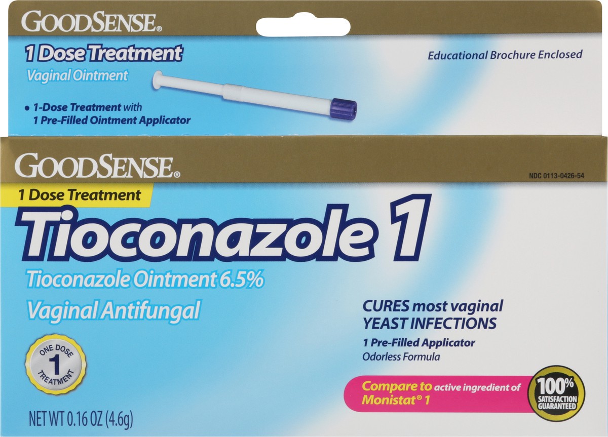 slide 8 of 9, Goodsense Odorless Tioconazole 1 0.16 oz, 0.16 oz